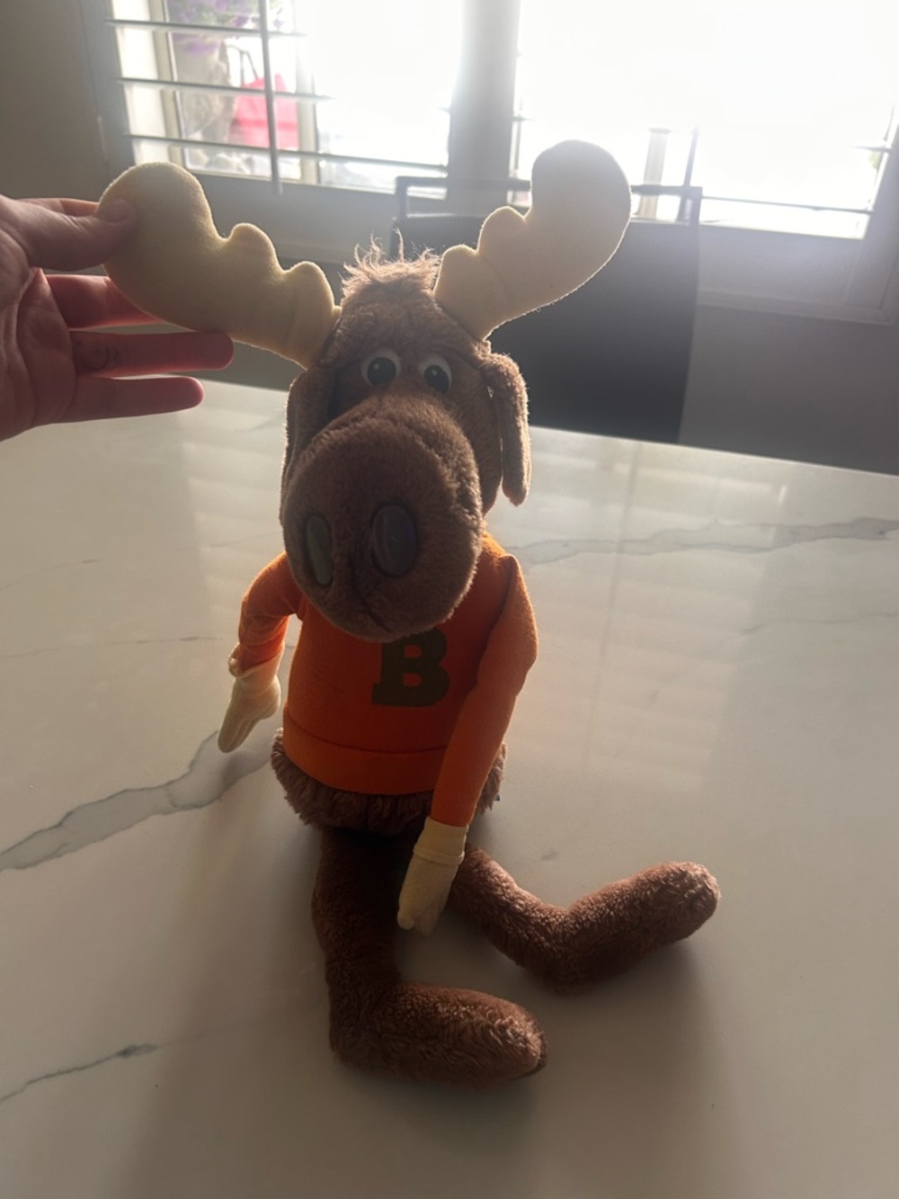 Vintage Wallace Berrie & Co Bullwinkle stuffed animal